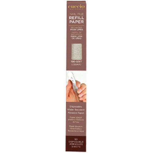 Manicure File Refill - (180 grit) -Zebra - 50 Pack